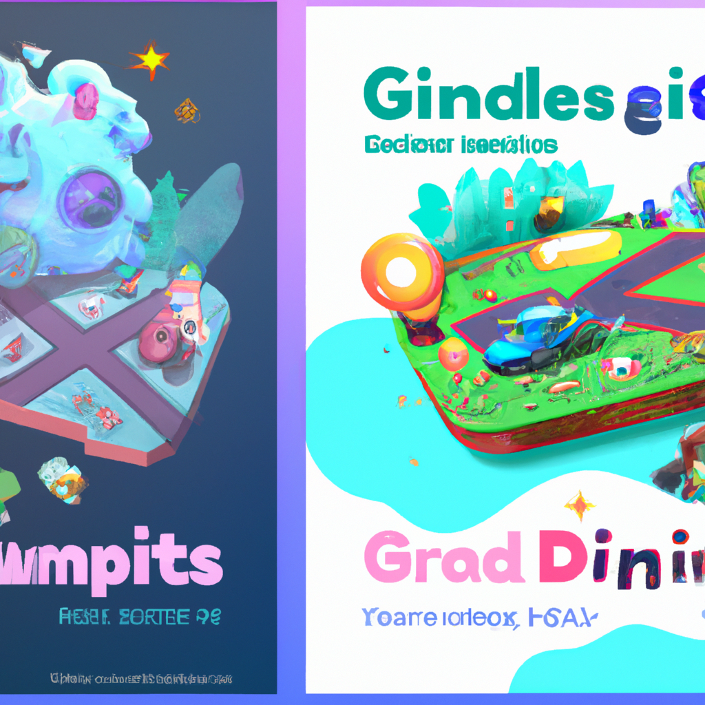 Gallery: screenshots of two short indie games